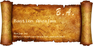 Bastien Anzelma névjegykártya